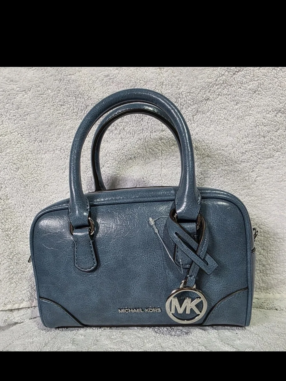 MICHAEL Michael Kors Steel Blue Dome Satchel